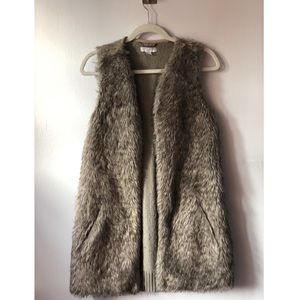 Cotton On Sweater Fur Vest